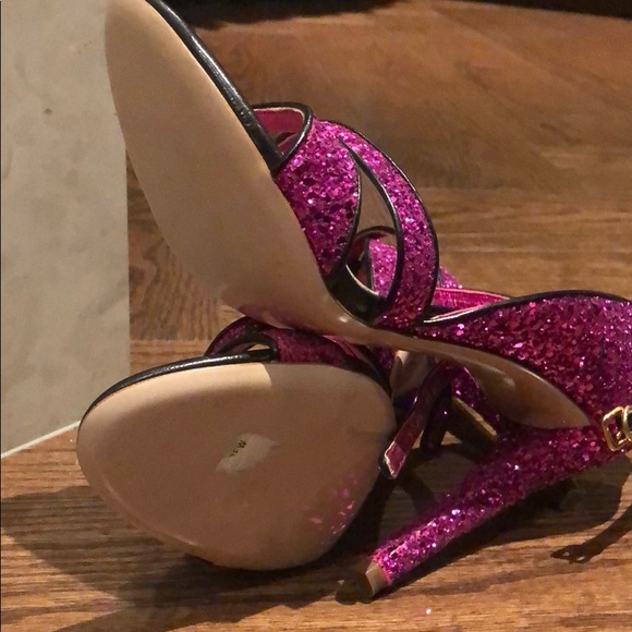 Miu Miu PINK BARBIE sparkly 39.5 shoes never worn - Picture 5 of 5